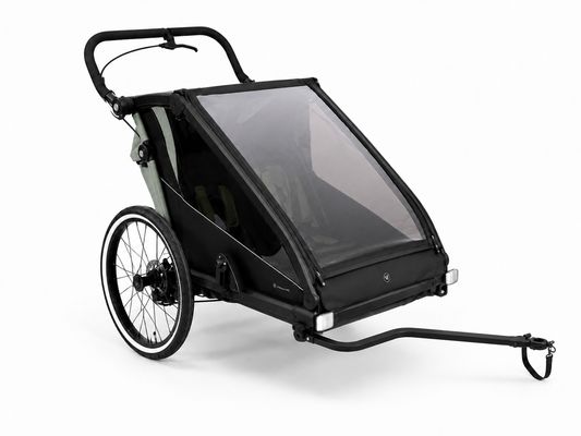 MUUVO Kočárek sportovní, na běhání a za kolo Trail 3v1 Grey 1 ks