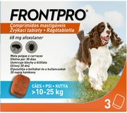 FRONTPRO Antiparazitární žvýkací tablety pro psy (10-25 kg) 3 tablety