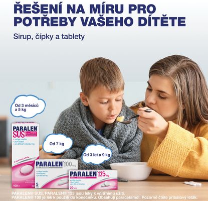 Paralen 100mg 5 čípků