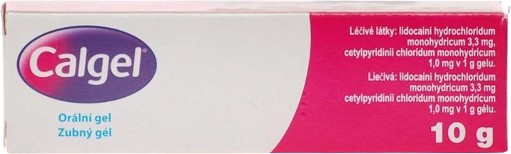 Calgel 3.3mg/g+1mg/g orální gel 10 g