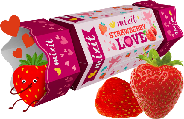 Mixit Bonbón – celé křupavé jahody 35 g