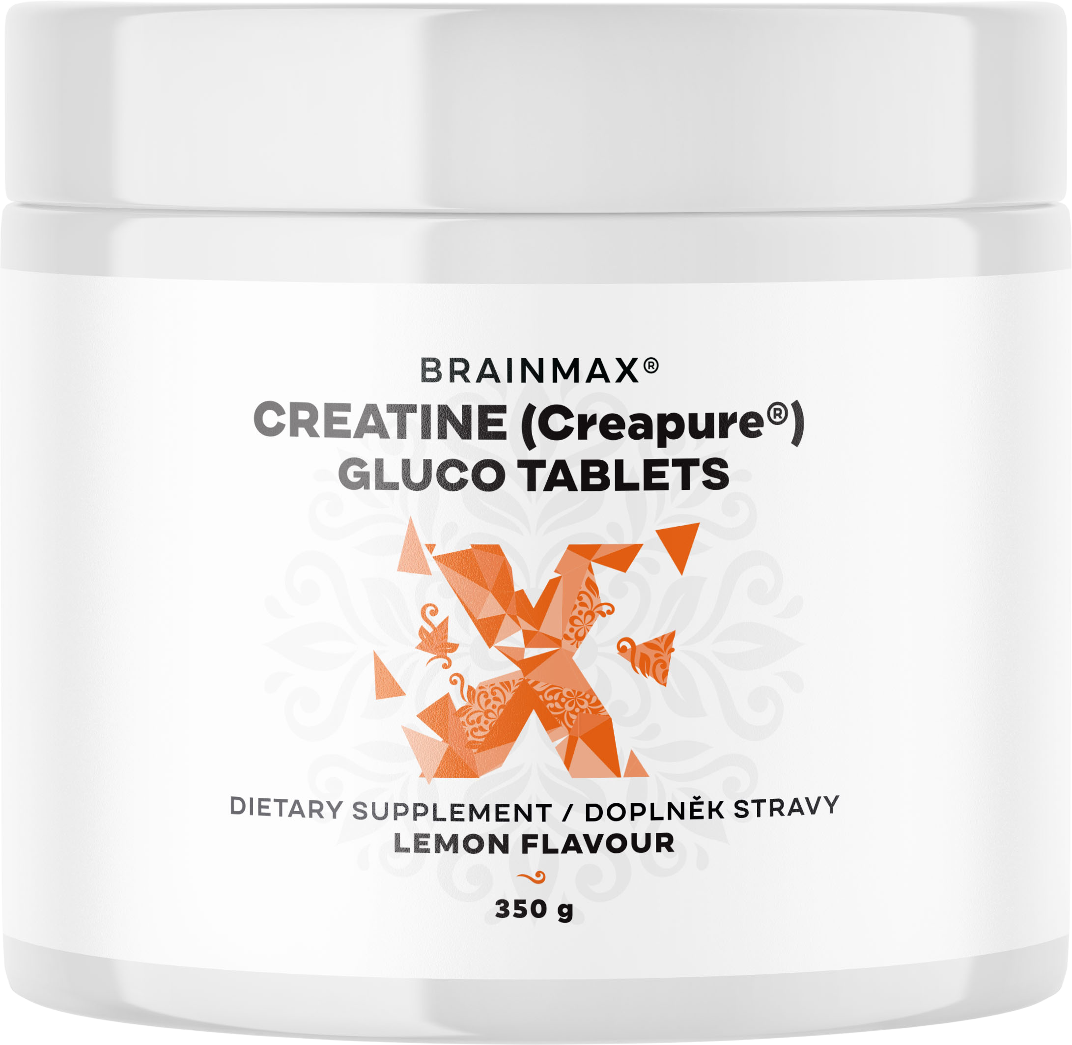 BrainMax Kreatin monohydrát tablety, Citrón 115 tablet