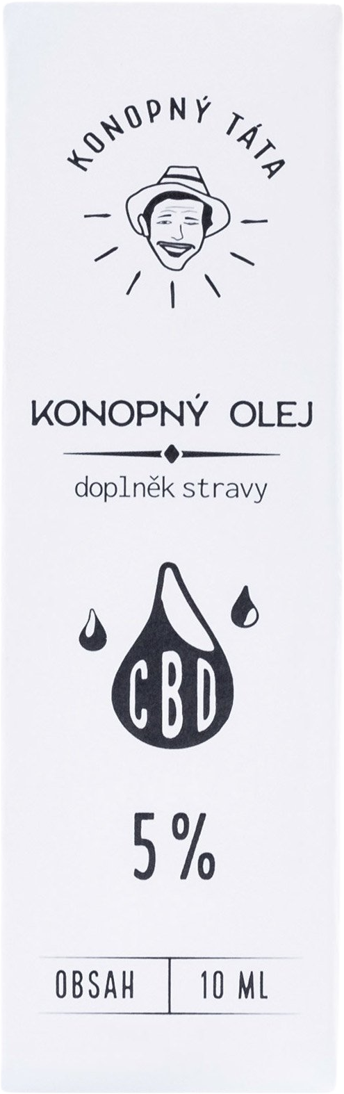 Konopný Táta CBD Konopný olej 5% 10 ml