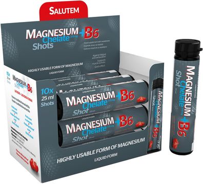 Salutem Pharma Magnesium Chelate+B6 cherry ampule 10 x 25 ml