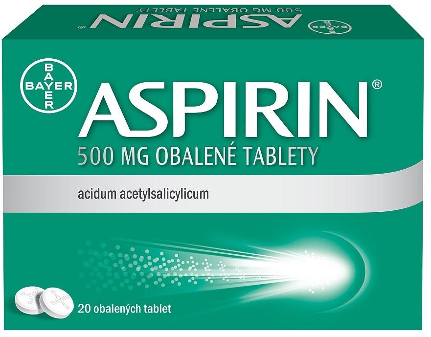 Aspirin 500mg obalené tablety 20 ks