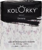 Kolorky NIGHT Jednorožci vel. XL (12-16 kg) 17 ks