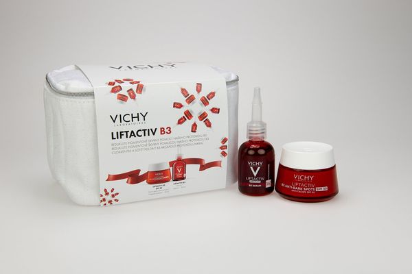 Vichy Liftactiv B3 Vánoční balíček proti pigmentovým skvrnám a vráskám - denní krém + sérum