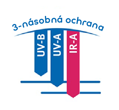 Trojnásobná ochrana UVA-UVB-IRA