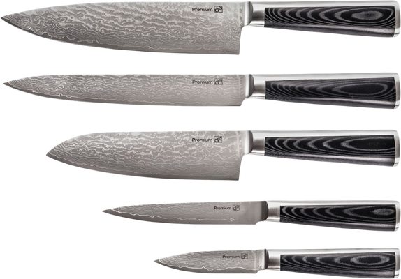 G21 Sada nožů Damascus Premium, Box