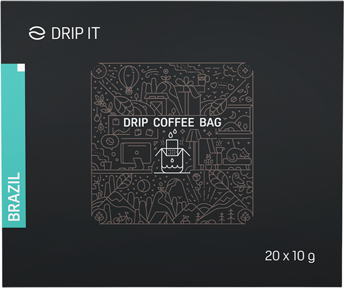 Drip it Káva ve filtru Brazil Minas Gerais 20 x 10 g