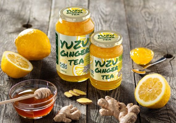 Yuzu tea Zdravý Yuzu Ginger Tea 1000 g