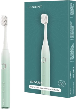 Be Lucent Spark Sonic Electric Toothbrush, mint green