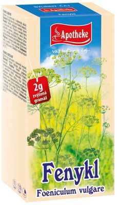 Apotheke Fenykl obecný čaj 20 x 2 g