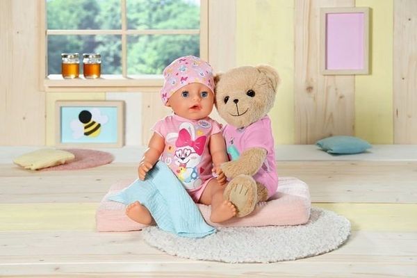 Zapf Creation Medvídek BABY born, růžové oblečení