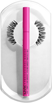 NYX Professional Makeup Jumbo Lash! Longwear False Lash System 01 Fringe Glam Kit + 1 ml