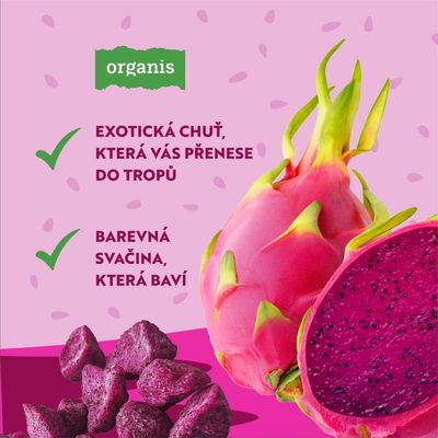 Organis Mrazem sušené dračí ovoce 30 g