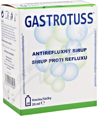 Drugs Minerals Gastrotuss sirup sáčky 20 x 20 ml