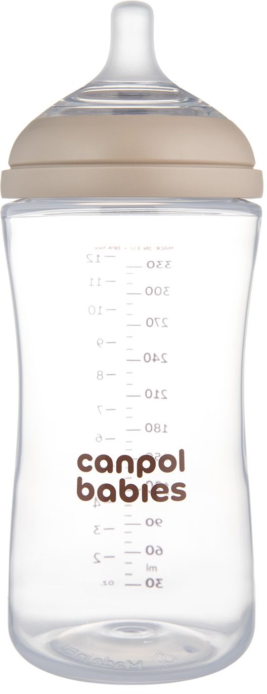 Canpol babies Lahev antikoliková Natural Shape 330 ml