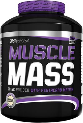BioTech USA Muscle Mass Jahoda 4500g 4500 g