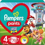 Pampers Active Baby Pants Paw Patrol Kalhotkové plenky vel. 4, 9-15 kg, 72 ks