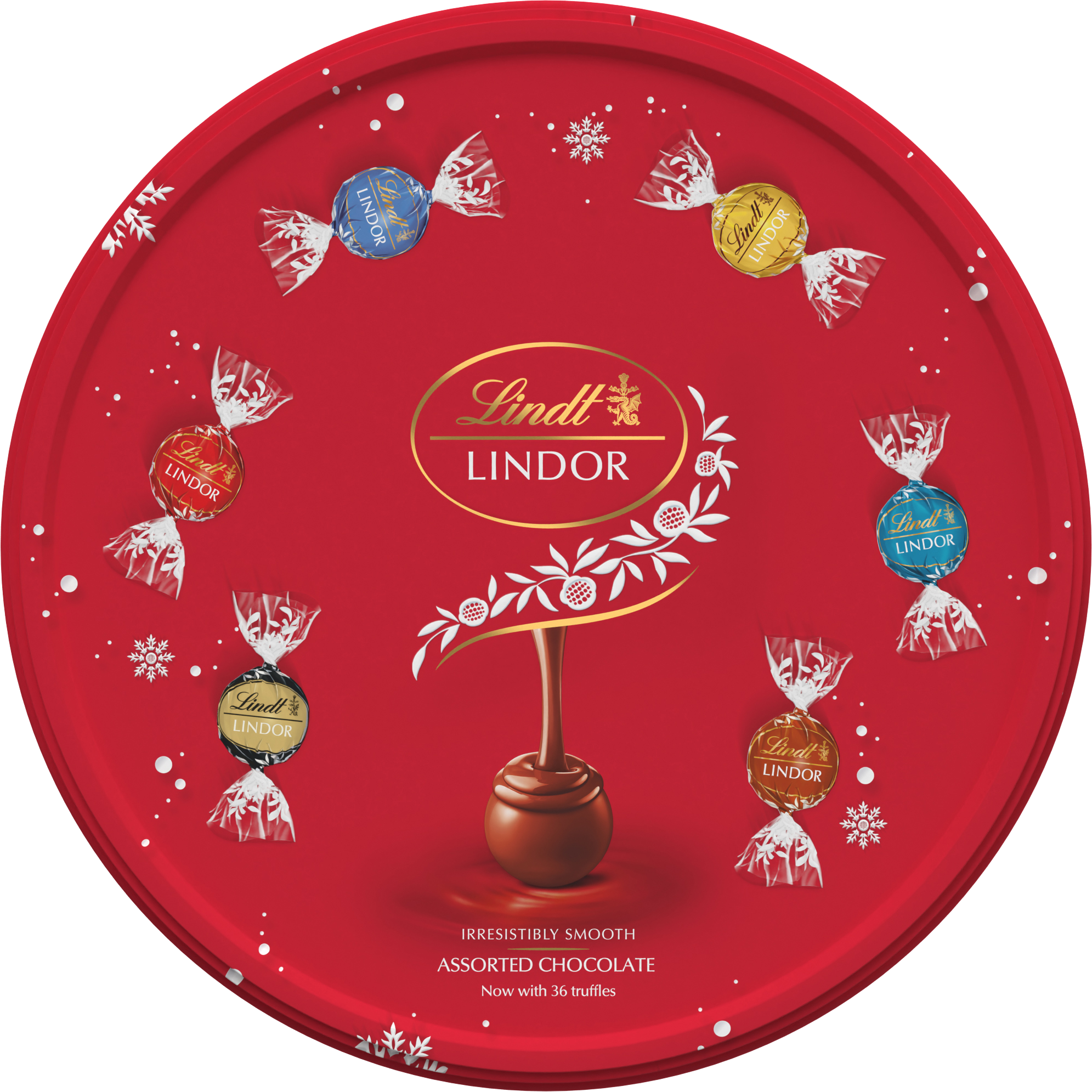 Lindt Bonboniéra LINDOR Mix Pralinek v Plechové Dóze 450 g