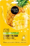 Organic Shop Kolagenová plátýnková maska Ananas a mango