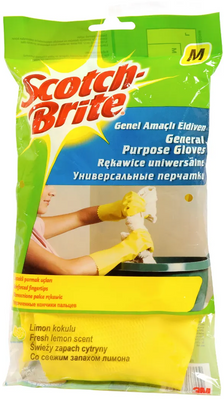 3M Scotch-Brite™ Univerzální rukavice, citronová vůně
