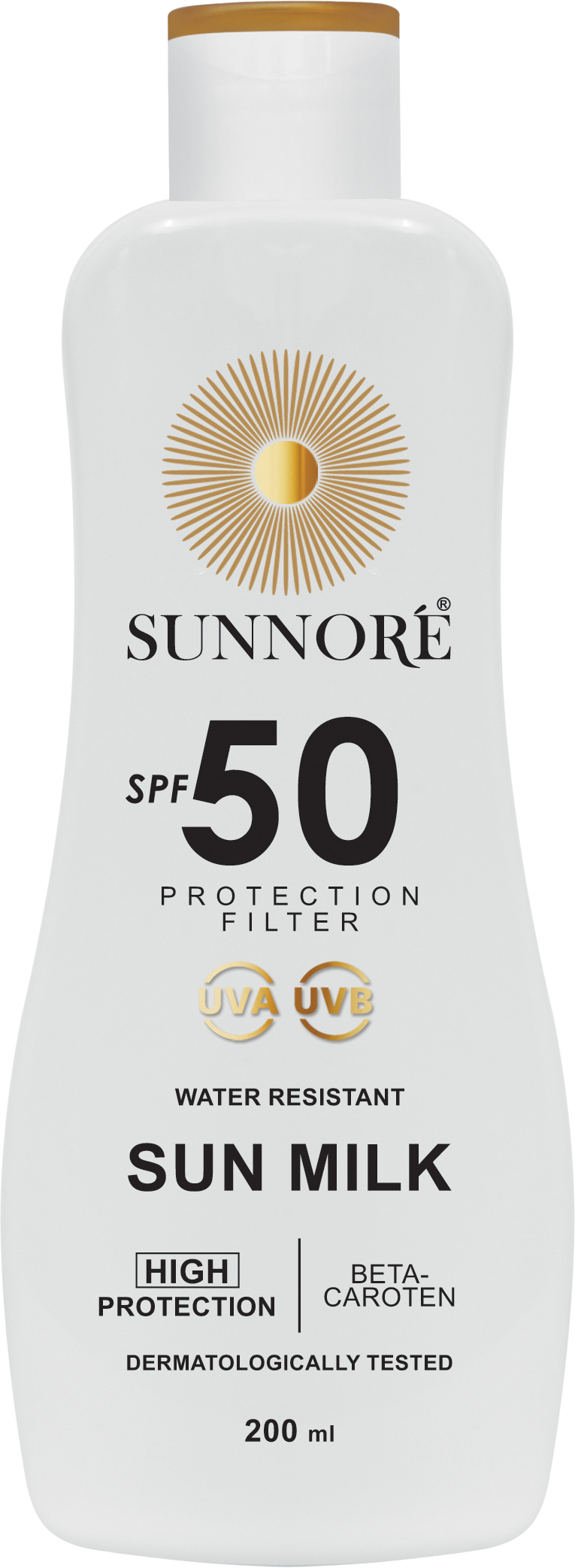 Sunnoré Opalovací mléko SPF 50, 200 ml