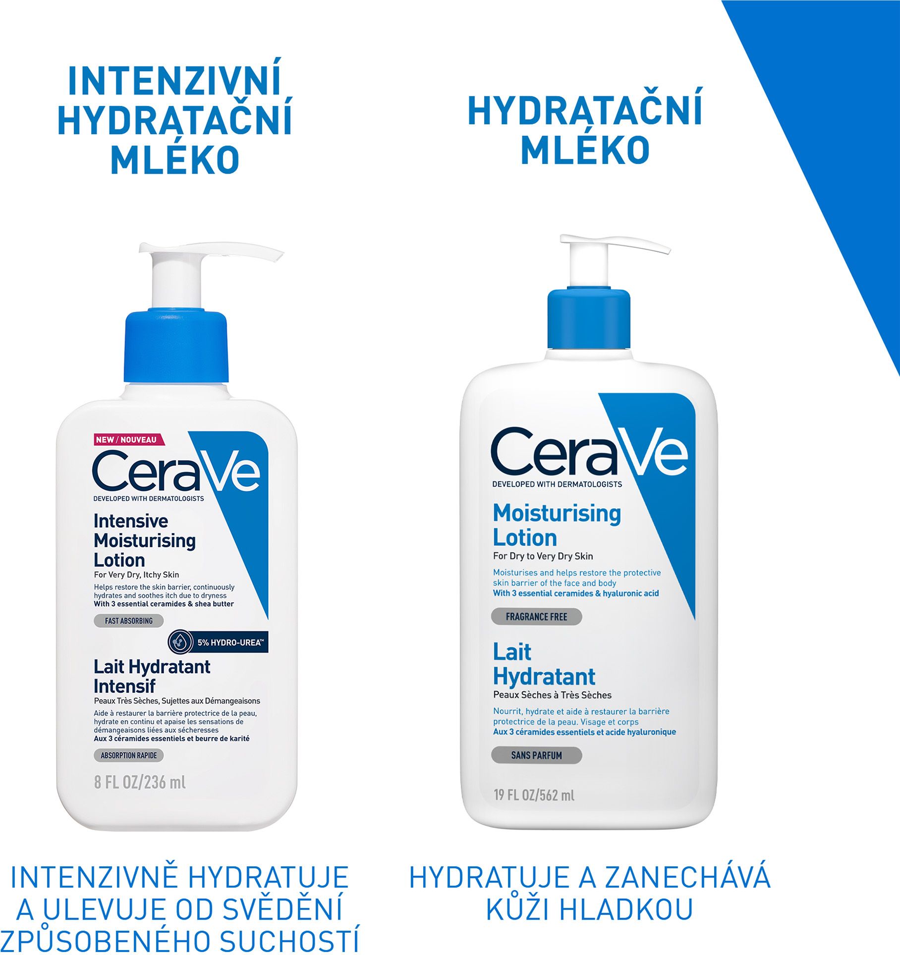 CeraVe Intenzivní hydratační mléko 473 ml