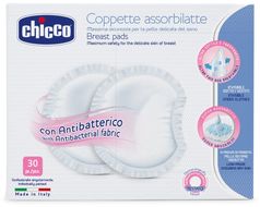 Chicco Tampóny antibakteriální do podprsenky 30 ks