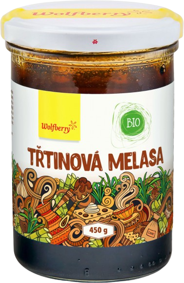 Wolfberry Třtinová melasa BIO 450 g
