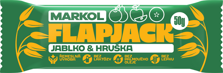 Markol Flapjack jablko a hruška 50 g