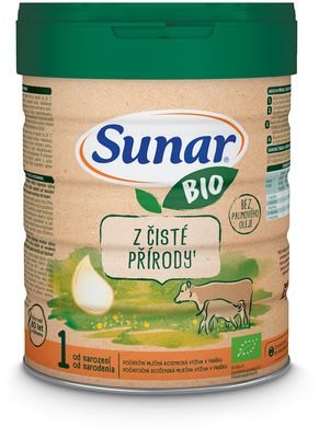 Sunar BIO 1 počáteční kojenecké mléko 700 g