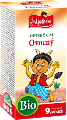 Apotheke Dětský čaj BIO ovocný 20 ks
