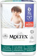 Moltex Pure & Nature Natahovací plenkové kalhotky XL 14+kg 18 ks