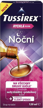 Tussirex Noční sirup 120 ml