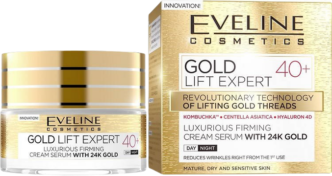 Eveline Gold Lift Expert Denní & noční krém 40+ 50 ml