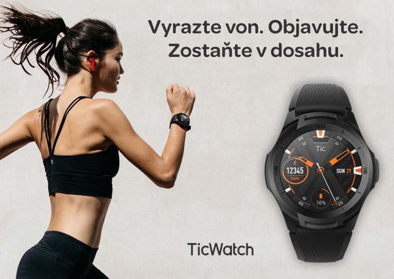 TicWatch S2 Midnight sportovní náramkové hodinky