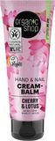 Organic Shop Krémový balzám na ruce a nehty Třešeň a lotos 75 ml