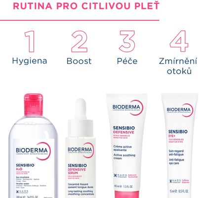 Bioderma Sensibio Eye+ Oční gel-krém pro unavené a citlivé oční okolí 15 ml
