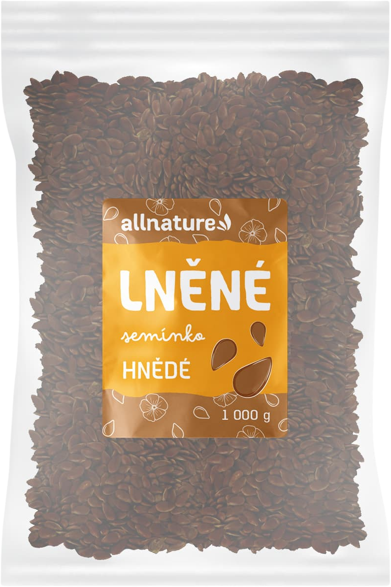 Allnature Lněné semínko hnědé 1000 g