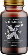 BrainMax L-Theanine, L-theanin v prášku 90 g