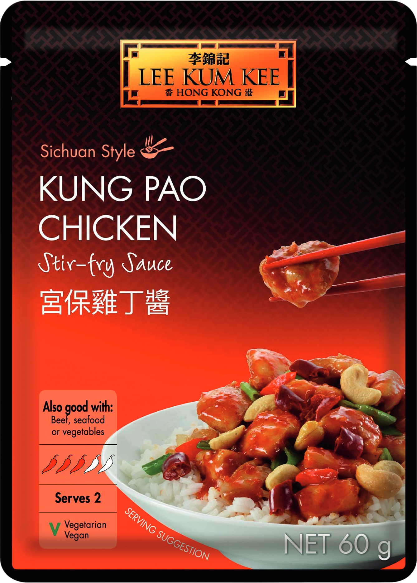 Lee Kum Kee Stir-Fry omáčka kuře Kung Pao 60 g