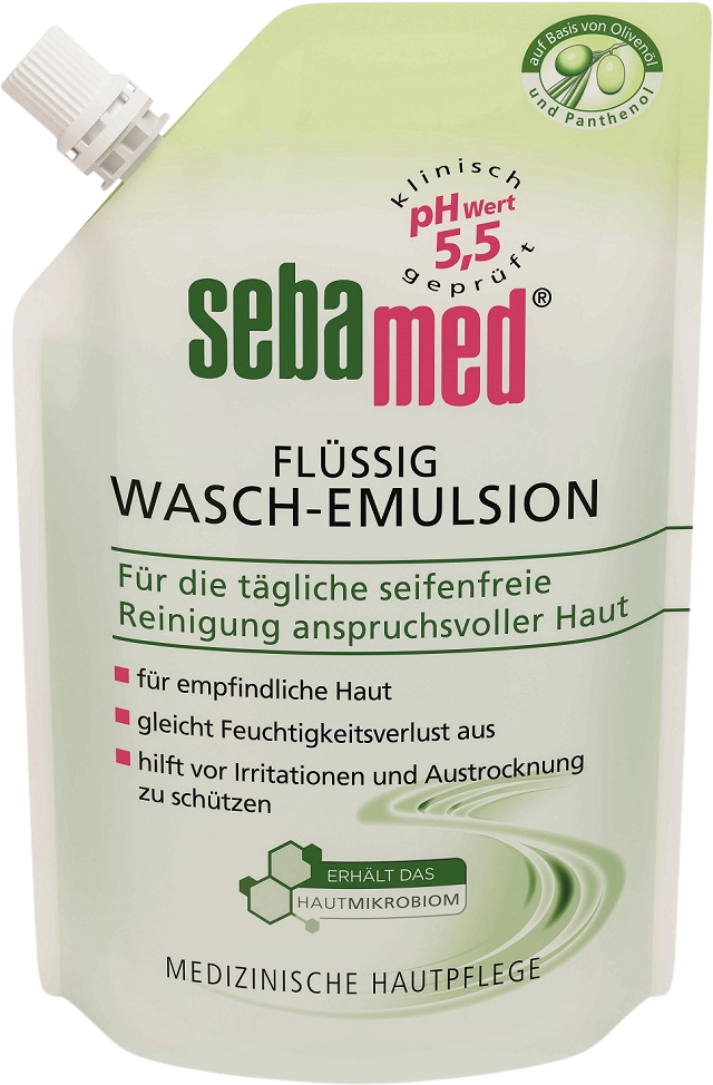 Sebamed mycí emulze olivová, náhradní náplň 400 ml