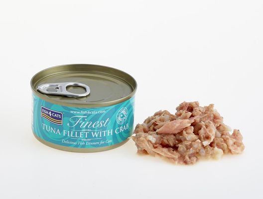 Fish4Cats Konzerva pro kočky Finest tuňák s krabem 70 g