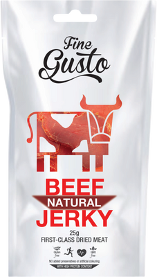 Fine Gusto Hovězí Jerky Natural 25 g