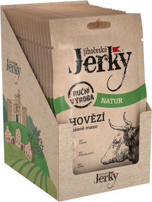 Jihočeské Jerky Hovězí natur 20 g