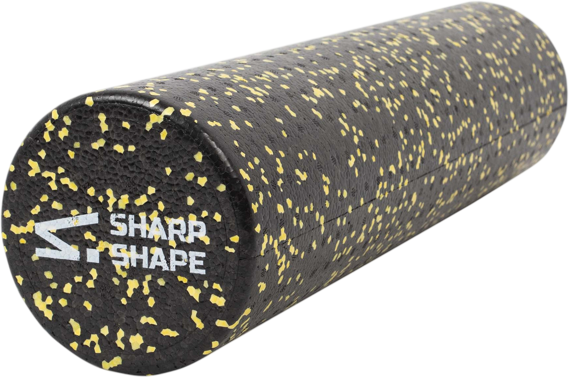 Sharp Shape Masážní válec Foam roller 60 cm, žluto-černá barva