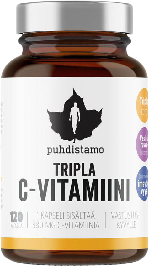 Puhdistamo Triple Vitamin C 120 kapslí