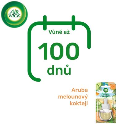 Airwick Náplň do elektrického osvěžovače vzduchu Aruba meloun 19 ml